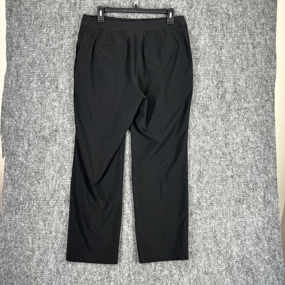 Chicos Pants Womens Medium Black Stretch Weekends Business Office Formal - Picture 2 of 9